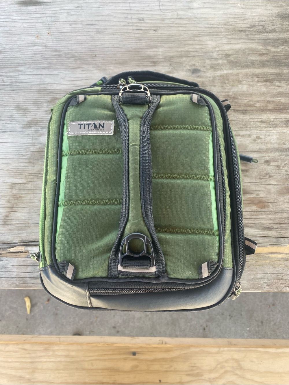 Titan Deep Freeze Military Green Expandable Insulated Lunch Bag